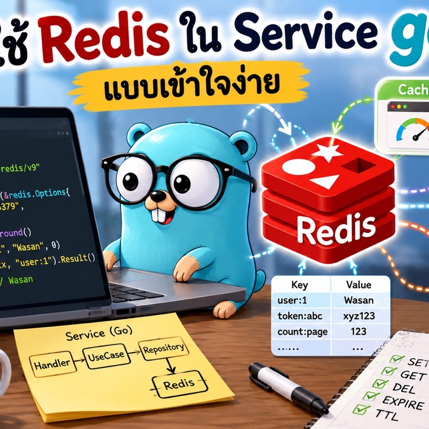 วิธีใช้ Redis ใน Service go แบบเข้าใจง่าย 1